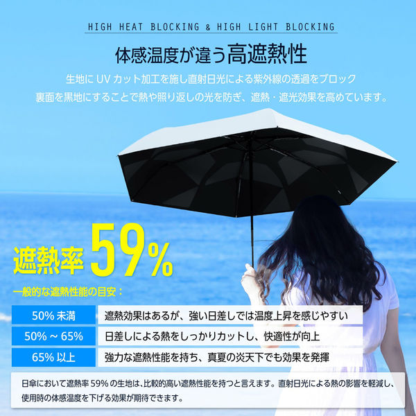 3時のあなたページ ベストアンサー life-170-wh 形状記憶仕様 ワンタッチ開閉日傘