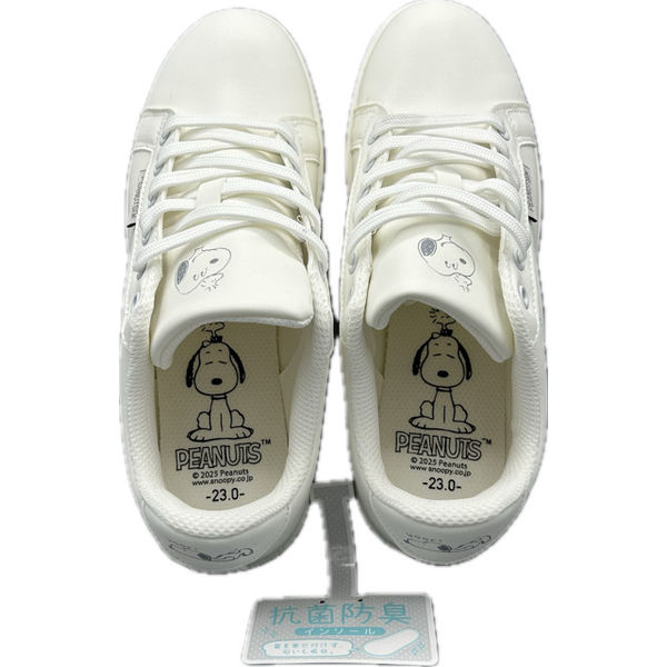 コマリヨー スヌーピー コートタイプスニーカー WHT/WHT 24.0cm