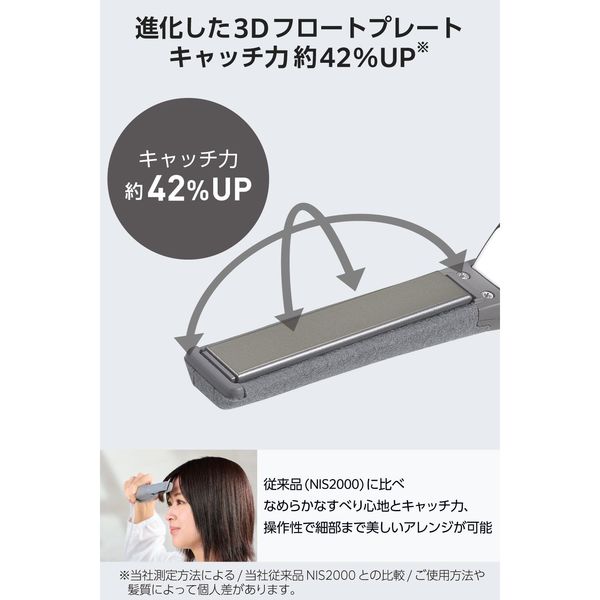 ヘアアイロン ストレートアイロン 15mm 自動OFF 海外対応 スモーキー