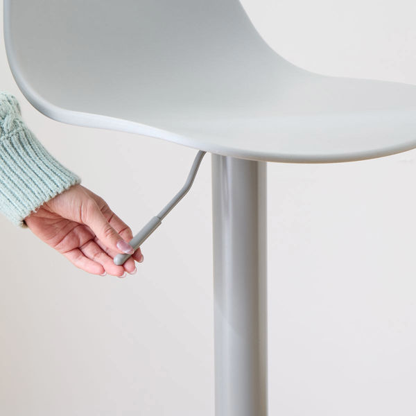 ミヤコ商事 upside DO Soa カウンターチェア 座面昇降 グレー D559-3W