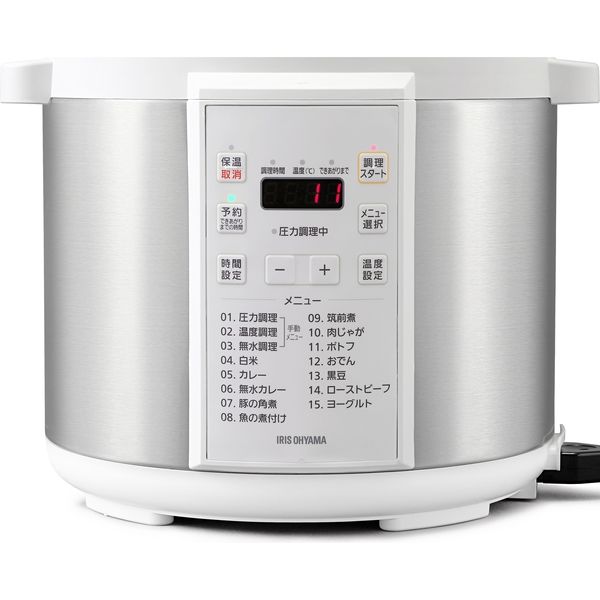電気圧力鍋 6.0L PC-EMA6-W ホワイト