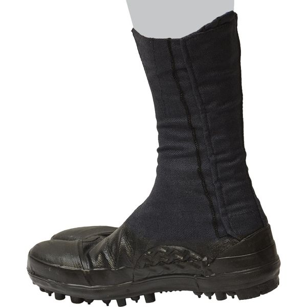 莊快堂 安全スパイク地下たび 大馳8枚 黒 24.5cm 1837532003 1足