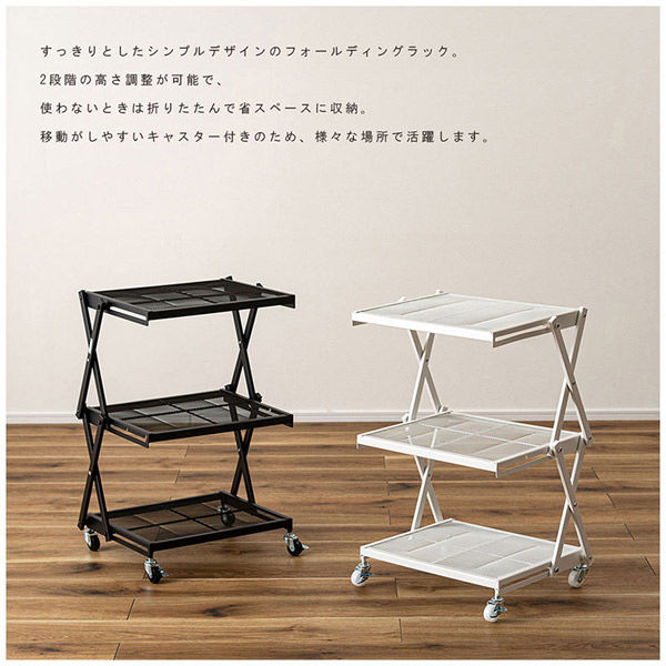 東谷 フォールディングラック LFSー56BK 212527 1台（直送品） - アスクル