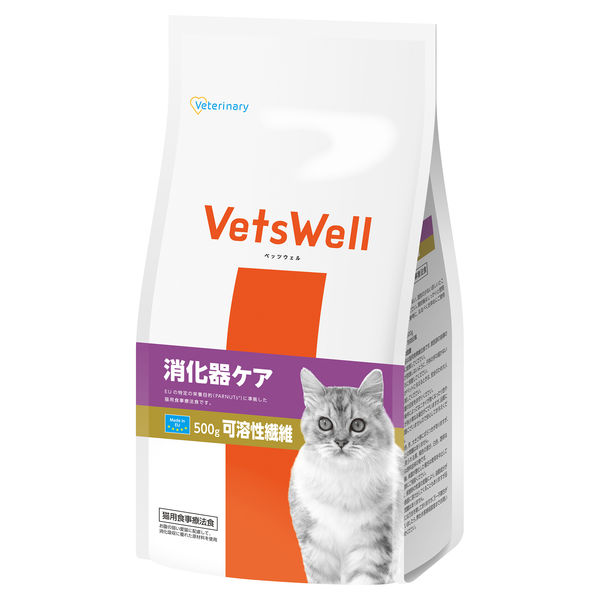 ベッツウェル 猫用食事療法食 消化器ケア 可溶性繊維 500g 1袋