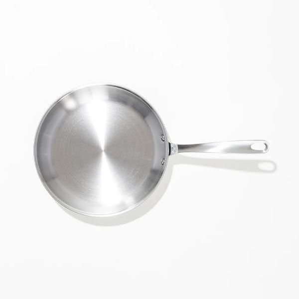 ステンレス製フライパン 26cm IH・ガス火対応 ホワイトスチール