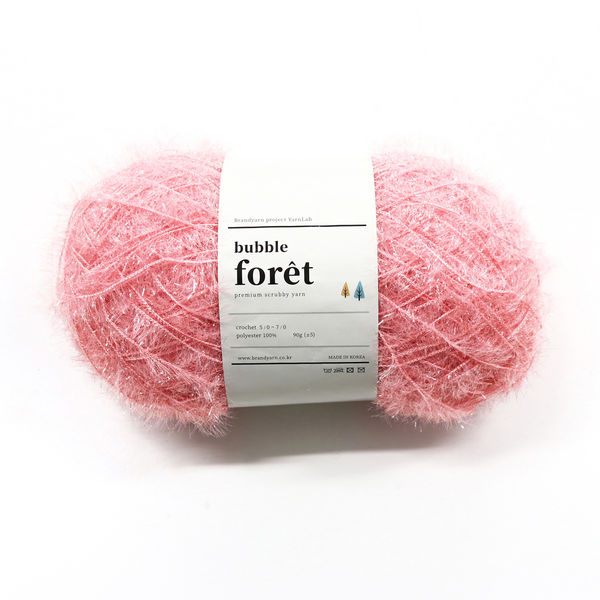 韓国エコたわし毛糸 bubble foret-バブルフォレ- 90g×同色4玉入