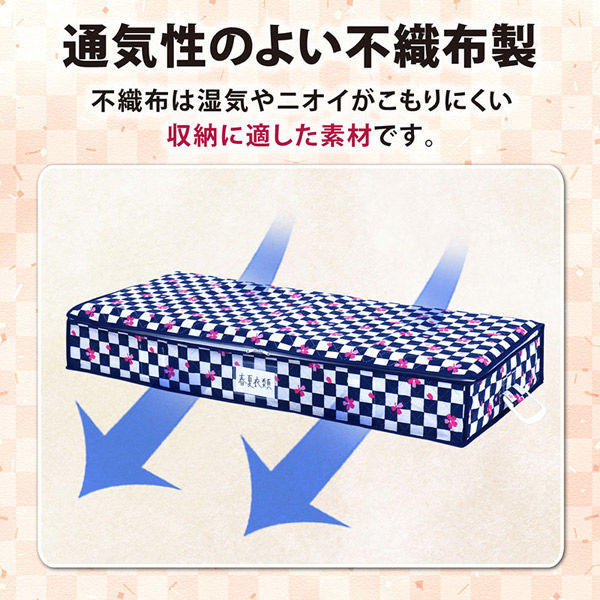 アストロ ベッド下収納ケース 市松さくら 618-45 1個（直送品