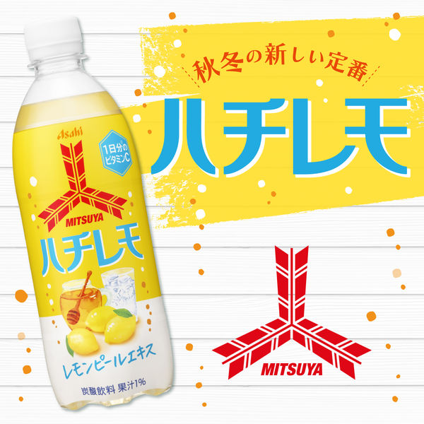 三味線バチ【送料無料】426 ALL天然素材 プレミアム アサヒ飲料 三ツ矢ハチレモ 500ml 1セット（48本） - アスクル