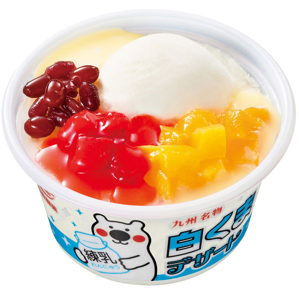 丸永製菓 [アイス] 白くまデザート練乳 175ml×4個 4978002001607 1
