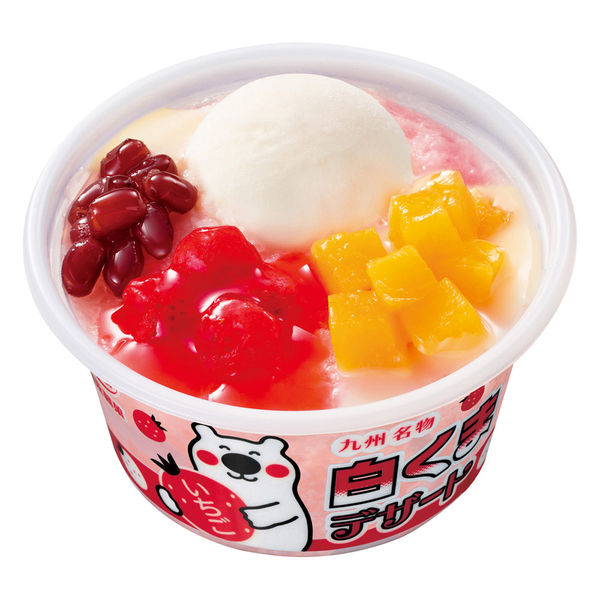 丸永製菓 [アイス] 白くまデザートいちご 175ml×4個