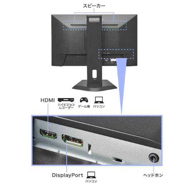 アイ・オー・データ機器 23.8インチワイド液晶モニター 昇降回転