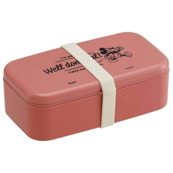 スケーター 弁当箱 1段 600ml 箸付ランチボックス ミッキーマウス