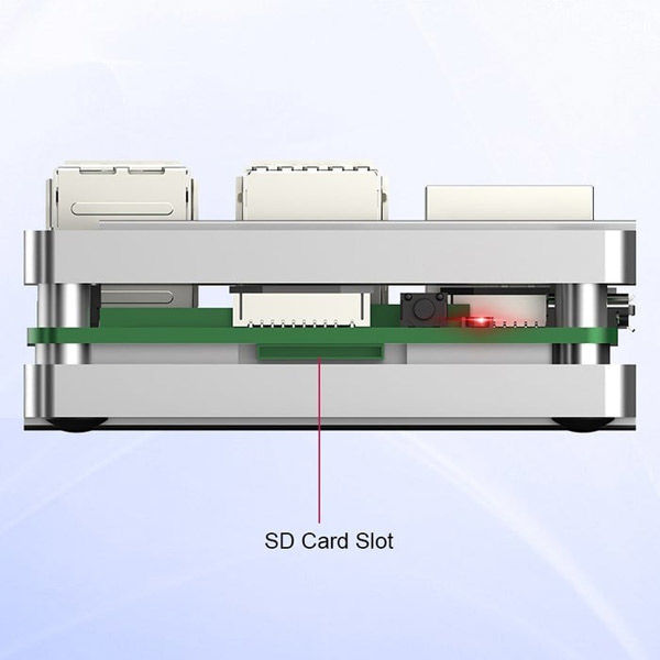 オリジナル　パッチ　製作所 EDATEC Raspberry Pi 5用 パッシブクーリング オープンCNCケース