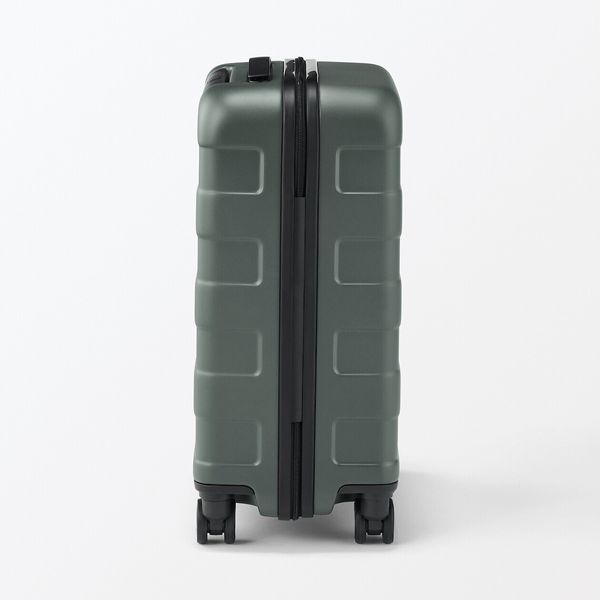 無印良品 バーを自由に調節できる ハードキャリーケース 36L カーキ