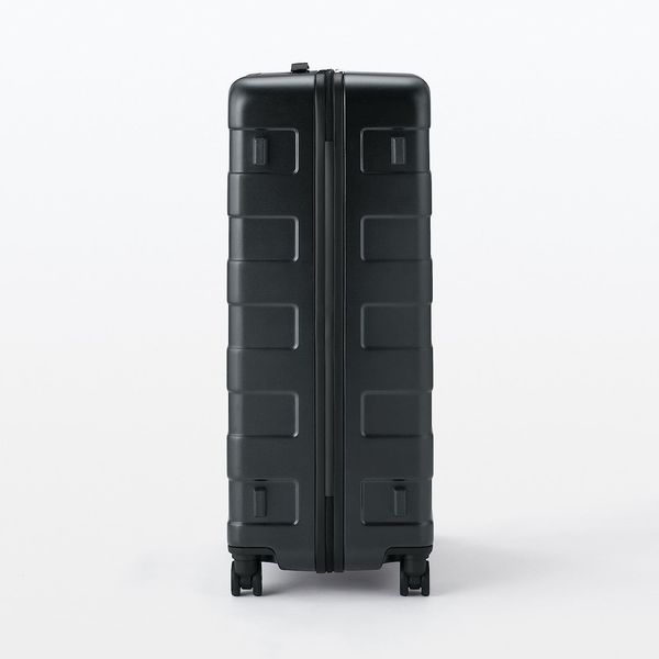 無印良品ダークブラウン ナイロン キャリーカート 約60cm バーを自由に調節できる ハードキャリーケース（36L） | 無印良品