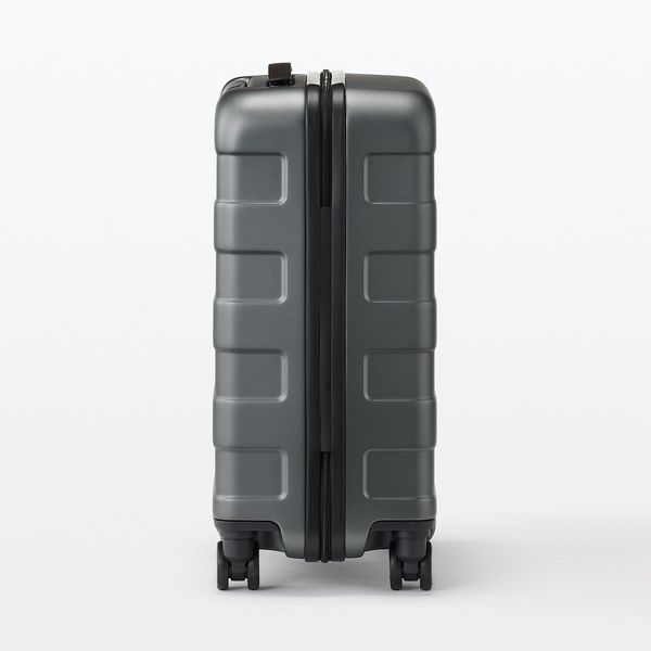 【無印良品】バーを自由に調節できる ハードキャリーケース 36L ブラック 鍵2 無印良品 バーを自由に調節できる ハードキャリーケース 20L 黒