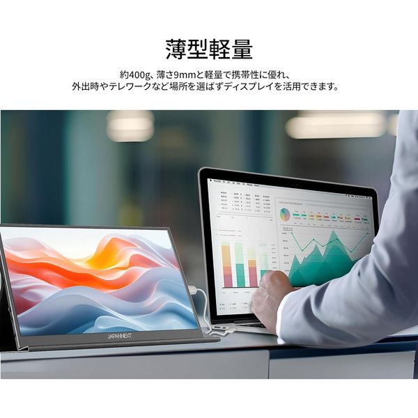 JAPANNEXT 12.2インチ ワイド モバイルモニター JNーMDーIPS122WX 1台