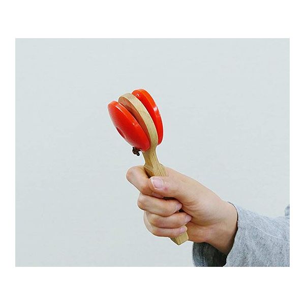 鈴木楽器製作所 柄つきカスタネット SC-101 1個 63-9661-29（直送品