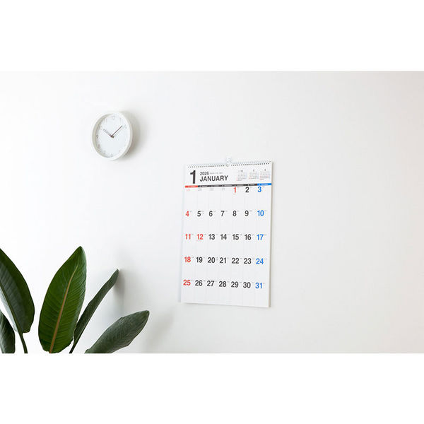 高橋書店 【2026年版】エコカレンダー壁掛 B3 タテ型 E57 1冊（直送品