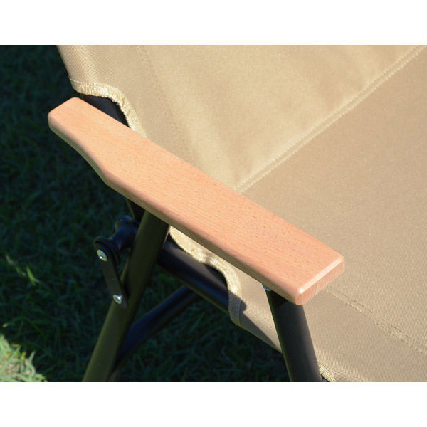 角利産業 フォールディングチェア 620×610×730mm ベージュ PCC-317 1個