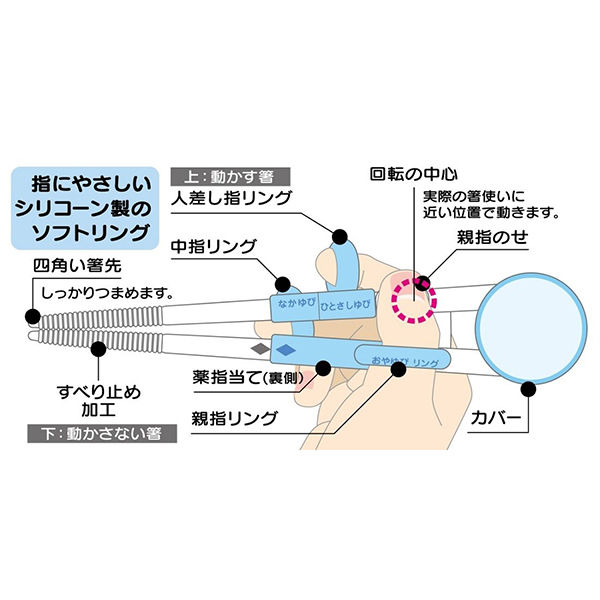 メール便利用！送料込み】スケーター デラックストレーニング箸