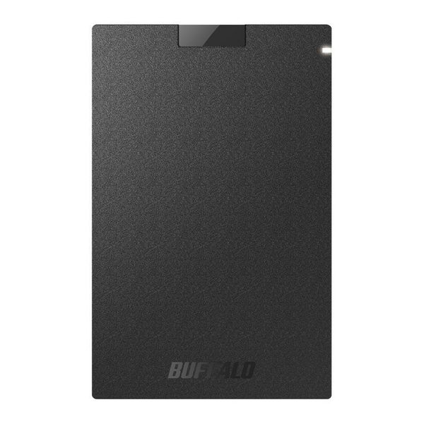 バッファロー SSD-PG500U3-BC USB3.2 (Gen1) ポータブルSSD TypeA 500GB ブラック