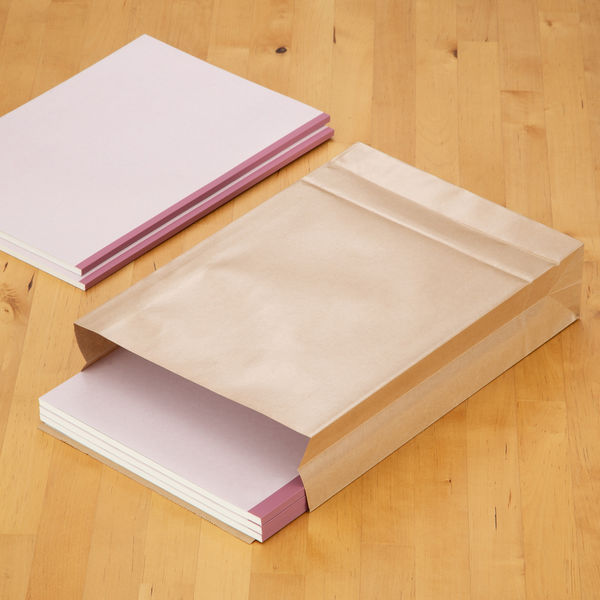 現場のチカラ」 スーパーバッグ 宅配袋（紙製） フィルム貼り 茶 特小