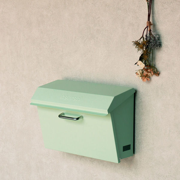 MOJYU ダフネ 壁掛けポスト セージグリーン 1台（直送品）