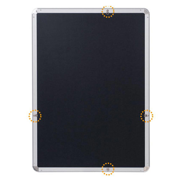 友屋 売場備品 メディアグリップ MG-25R B1ブラック 屋内 56986B1B 1ケース(5個)（直送品）