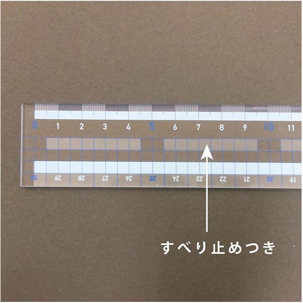 ☆ ARTEC T アクリル製溝付定規 30cm ATC119375X10