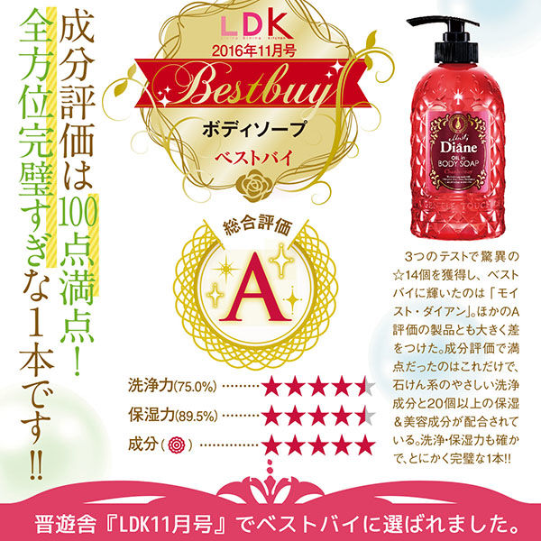 モイスト・ダイアン ボディソープ詰替 シトラスブーケの香り