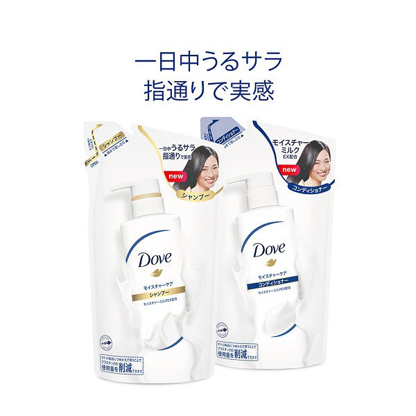 ダヴ(Dove) モイスチャーケア シャンプー 詰め替え 1kg - アスクル