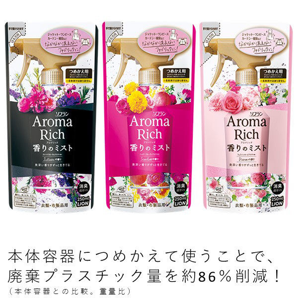 ソフランアロマリッチ香りのミスト ジュリエットの香り 詰替