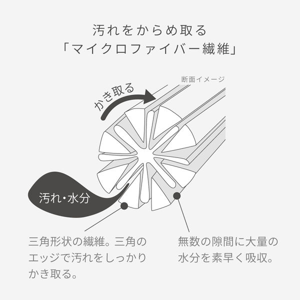掃除の達人 汚れからめ取りクロス 水垢 手垢 油汚れ マイクロ