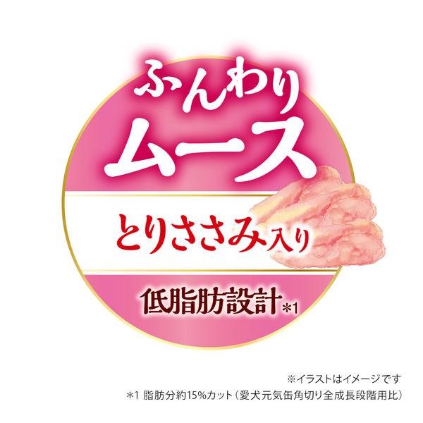 グランデリ とりぷるーん ムース とりささみ 100％国産鶏肉