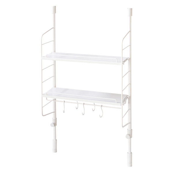 スチールラック ハンガー キャスター、安心な突っ張り棒付き