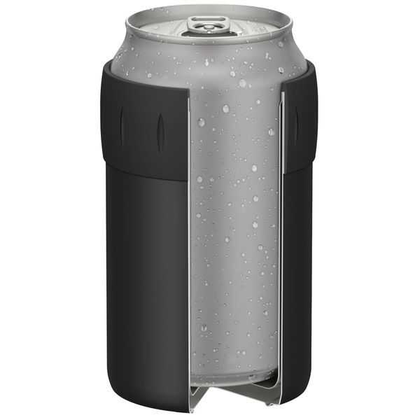 サーモス（THERMOS） 保冷缶ホルダー 350ml缶用 ブラック JCB-352 BK 1個 - アスクル