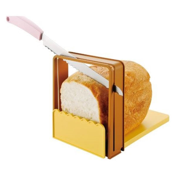 パン切りナイフ＆ガイドセット 厚さ調整 食パン切 包丁 1個 KAI 貝印 - アスクル