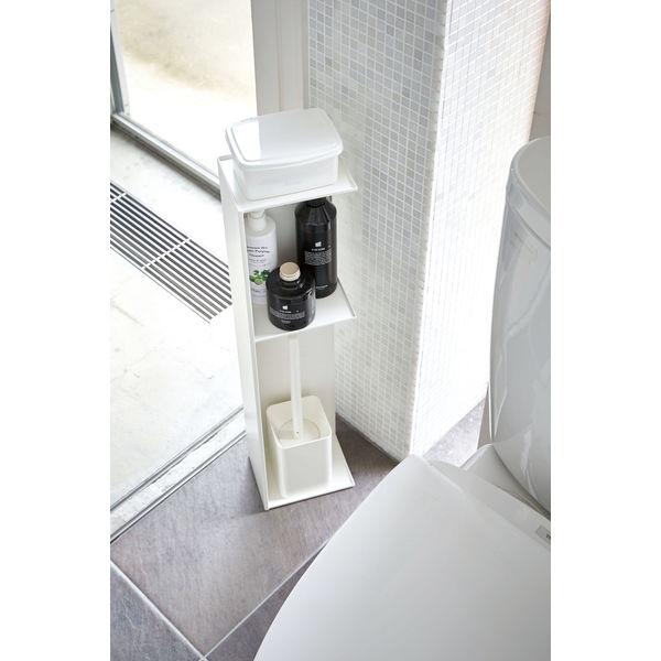 山崎実業 トイレラック タワー （ホワイト） 山崎実業 スリムトイレラック ホワイト 白 タワー tower トイレ