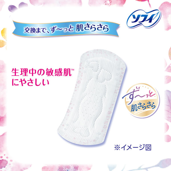 ナプキン 生理用品 多い昼～ふつうの日用 羽なし ソフィ はだ