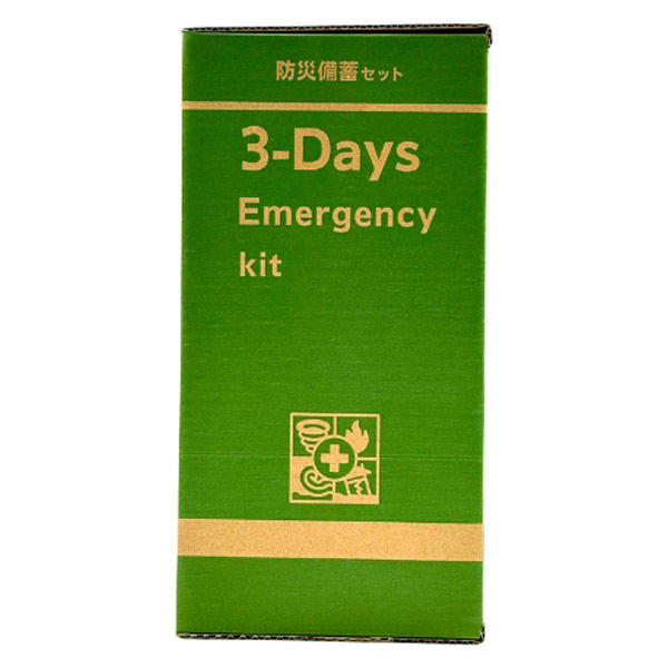 クラウン 防災備蓄セット 3DAYS CR-BS300 1セット（直送品） - アスクル