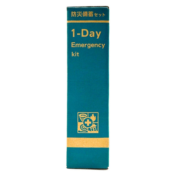 クラウン 防災備蓄セット 1DAY CR-BS100 1セット（直送品） - アスクル