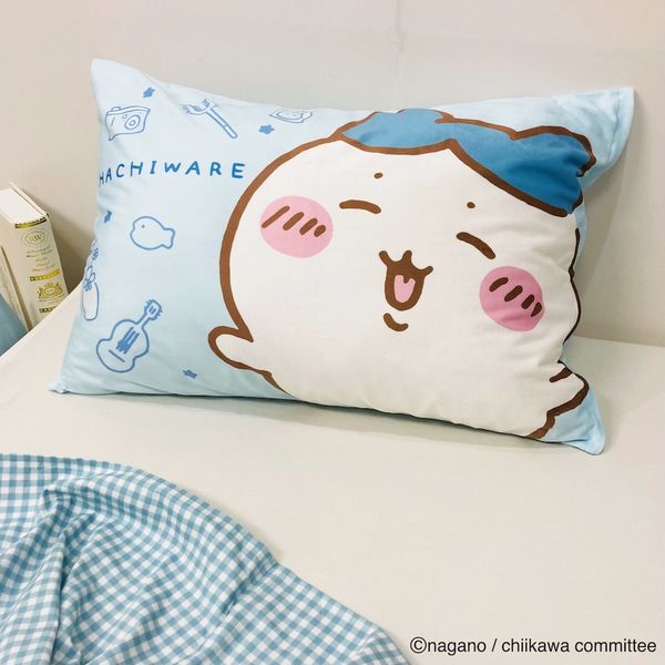 ちいかわ　枕カバー　ピローケース　43×63cm Amazon｜MORIPiLO ちいかわ 枕カバー ハチワレ (とろける肌触り