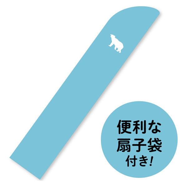 新日本カレンダー 新日本 扇子 ZOO シロクマ 655 1本（直送品
