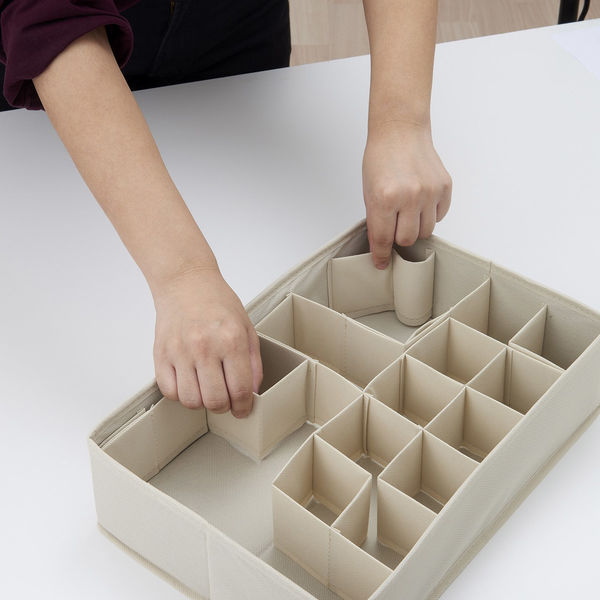 アール パタパタ 仕切りが動く収納ボックス カラーボックス用L JJ-004