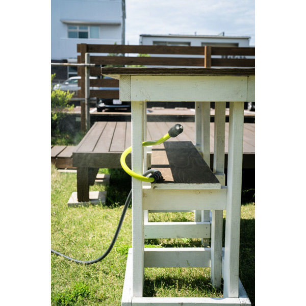 ハンドメイドテーブル　ミストグリーン【送料込み】 ハンドメイドテーブル ミストグリーン【送料込み】