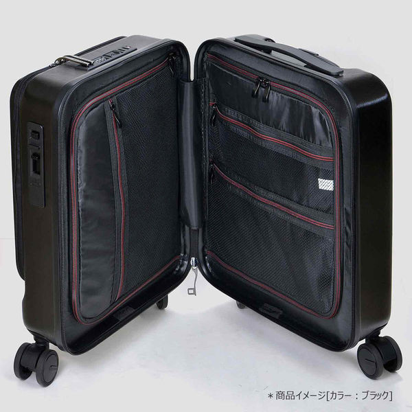 ウノフク SILES キャリーケース 縦型 Sサイズ ブラック 05-5209