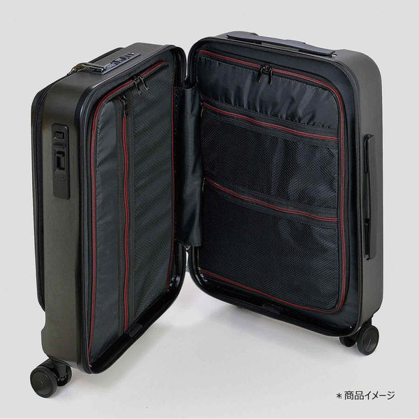 ウノフク SILES キャリーケース 縦型 Lサイズ ブラック 05-5211