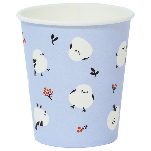 まるき ペーパーカップ シマエナガ柄 205ml 20個 4978446044765