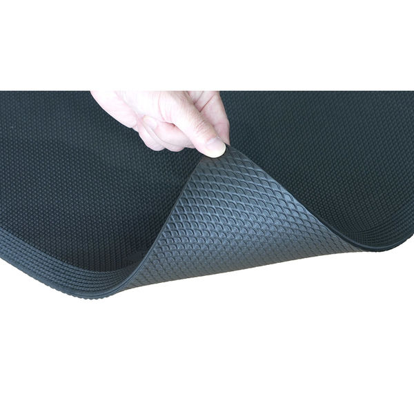 YAMAZEN 疲労軽減マット 楽マット楽600×450mm YC-45600-17(BK) 1